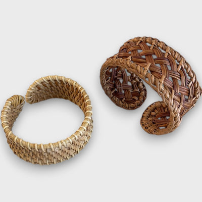 Noelia – Woven Rattan Bracelet