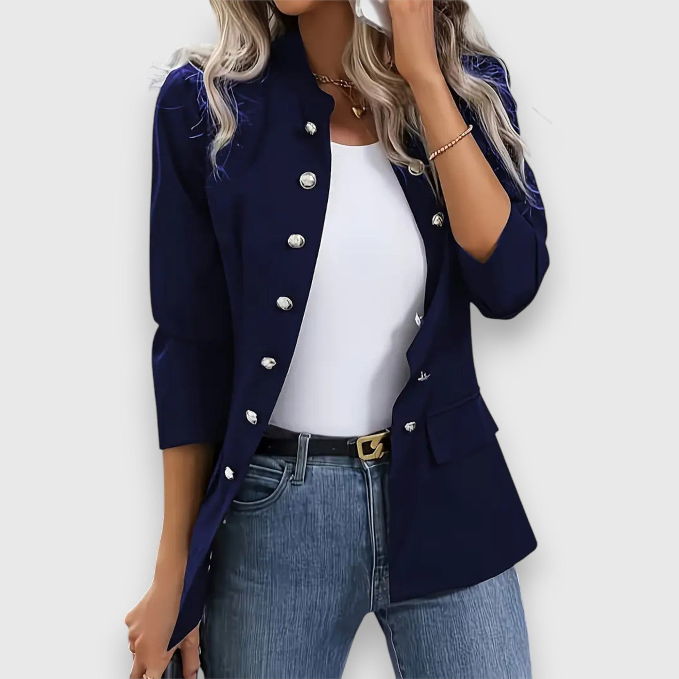 Piala – Blazer with Classic Buttons