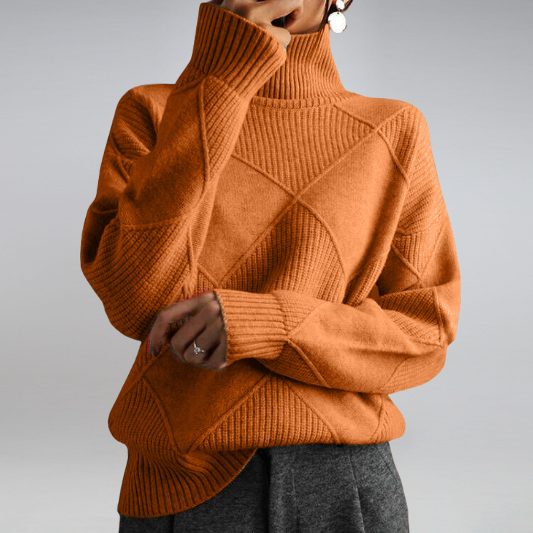 Darcy - Oversized High Neck Jumper