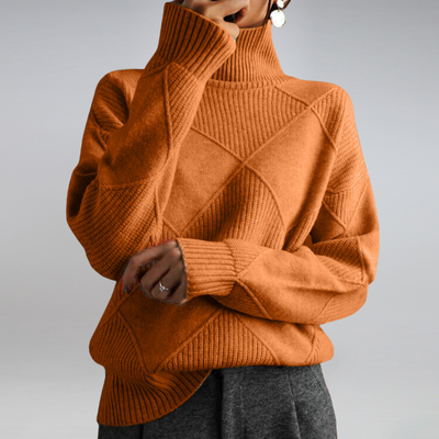 Darcy - Oversized High Neck Jumper