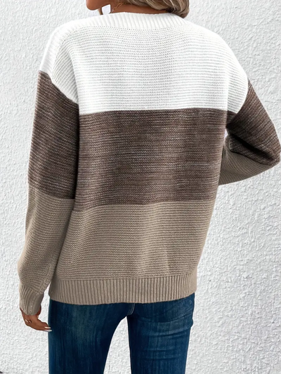 Calista - Elegant Long Sleeve Jumper with Dropped Shoulders