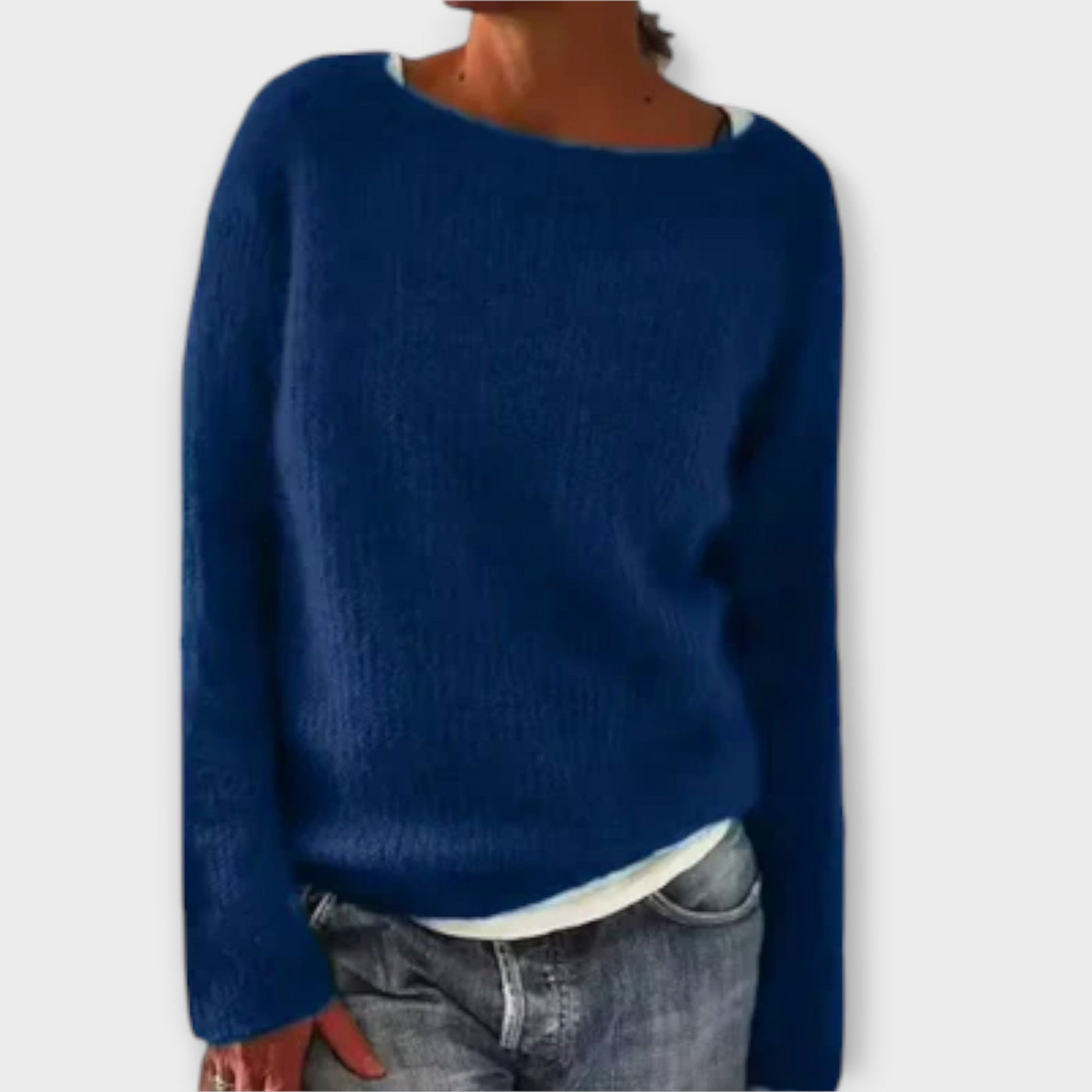 Regine – plain knit sweater
