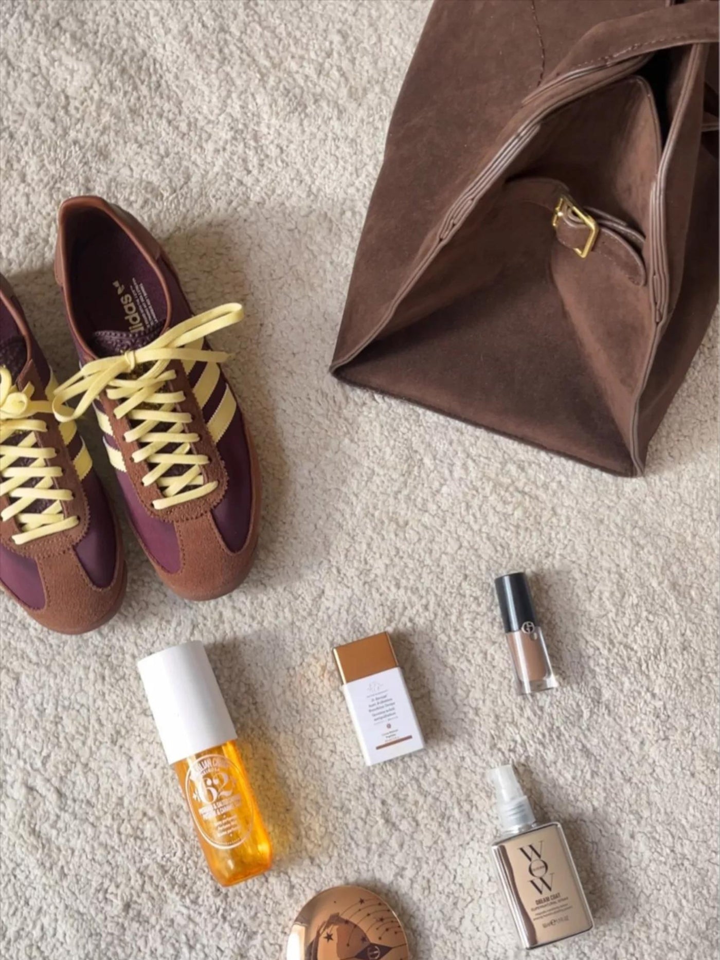 Luisa | Minimalist Daily Bag in Suede Leather