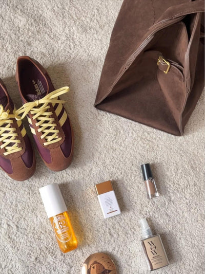 Luisa | Minimalist Daily Bag in Suede Leather