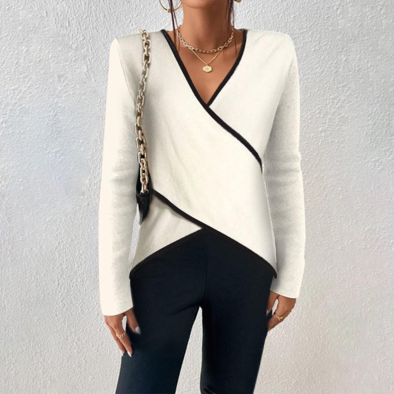 Yzabelle – Jumper with Contrast Trim