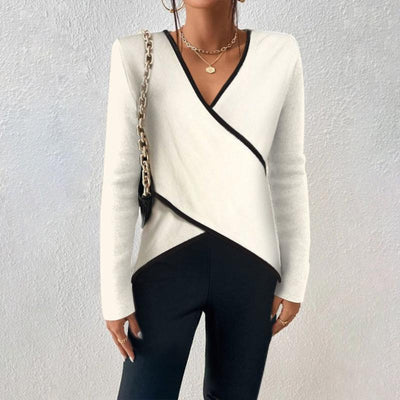 Yzabelle – Jumper with Contrast Trim
