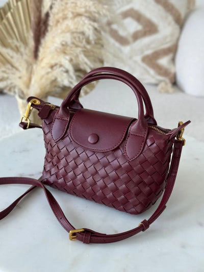 Elise | Small Convertible Woven Bag