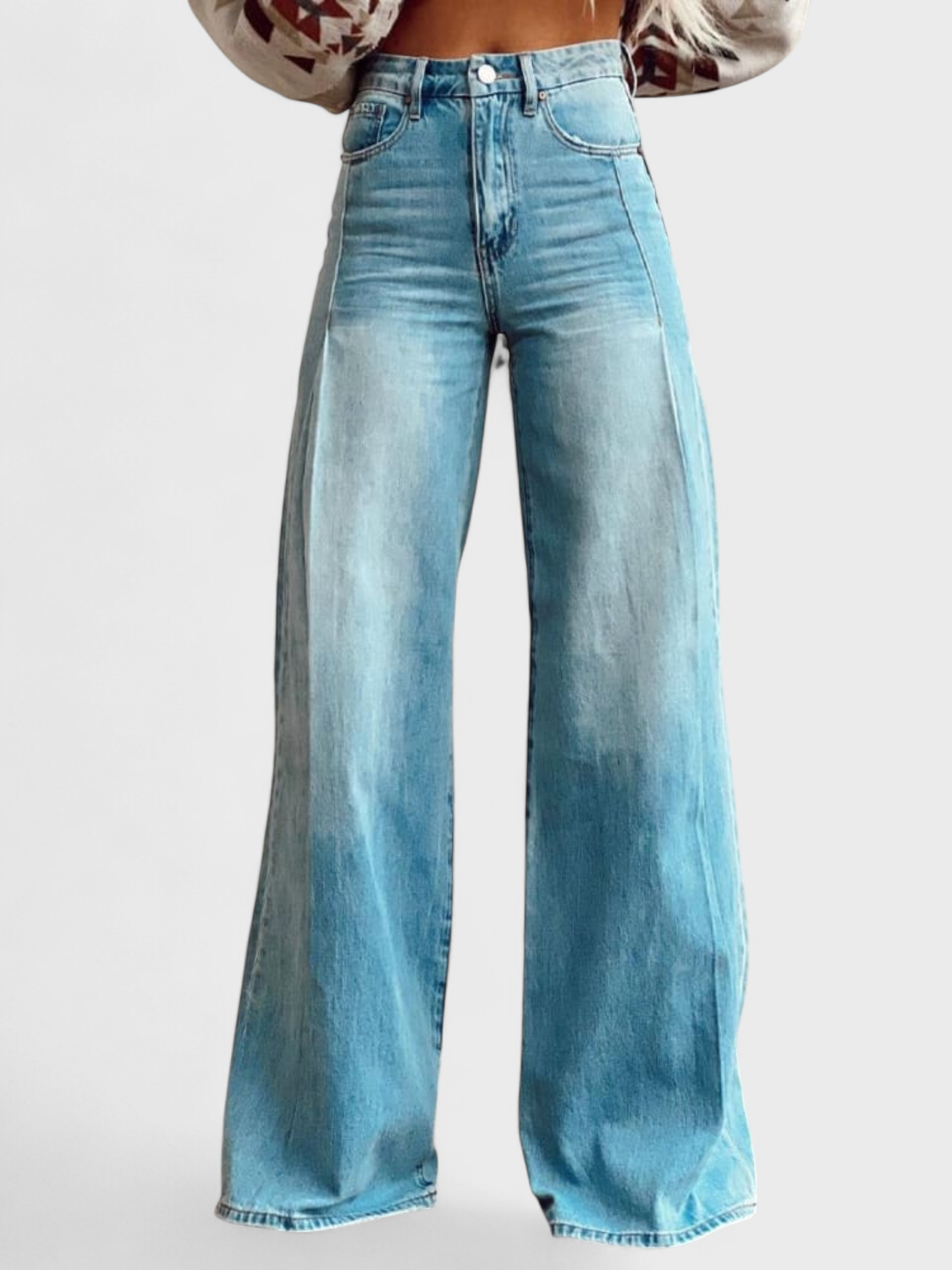 Avery - Elegant Wide Leg Casual Trousers