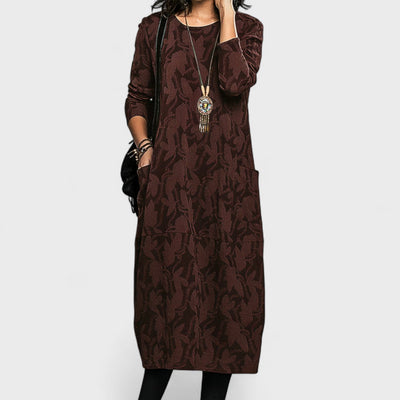 Madeleine - Elegant winter dress with a refined cut