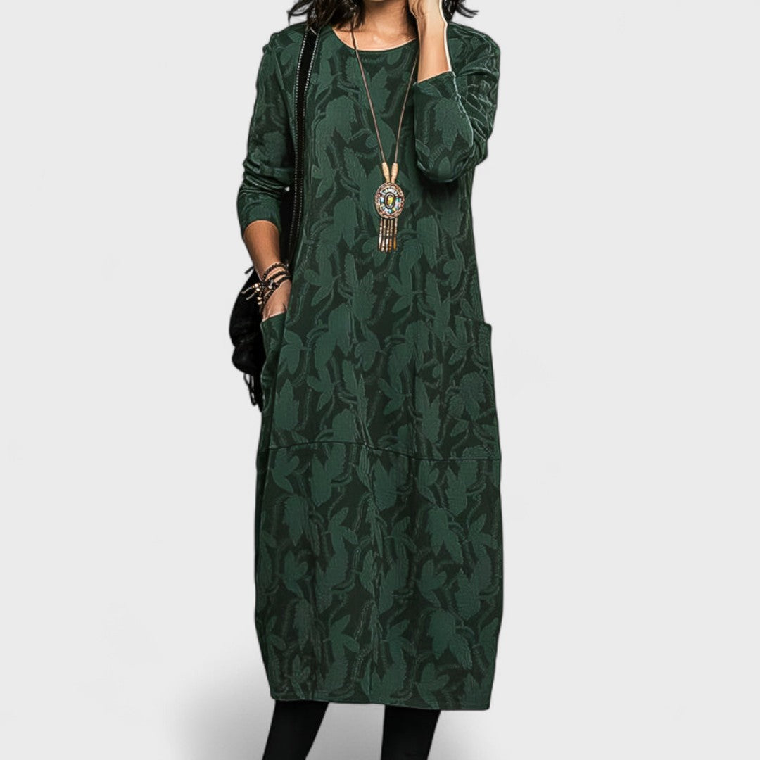 Madeleine - Elegant winter dress with a refined cut