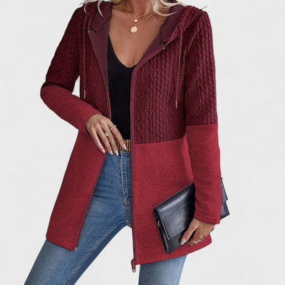 Valentino - Elegant Grey Cardigan with Hood for Women