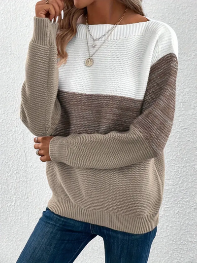 Calista - Elegant Long Sleeve Jumper with Dropped Shoulders