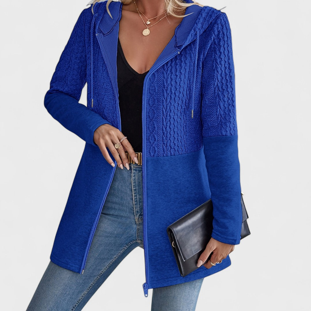 Valentino - Elegant Grey Cardigan with Hood for Women