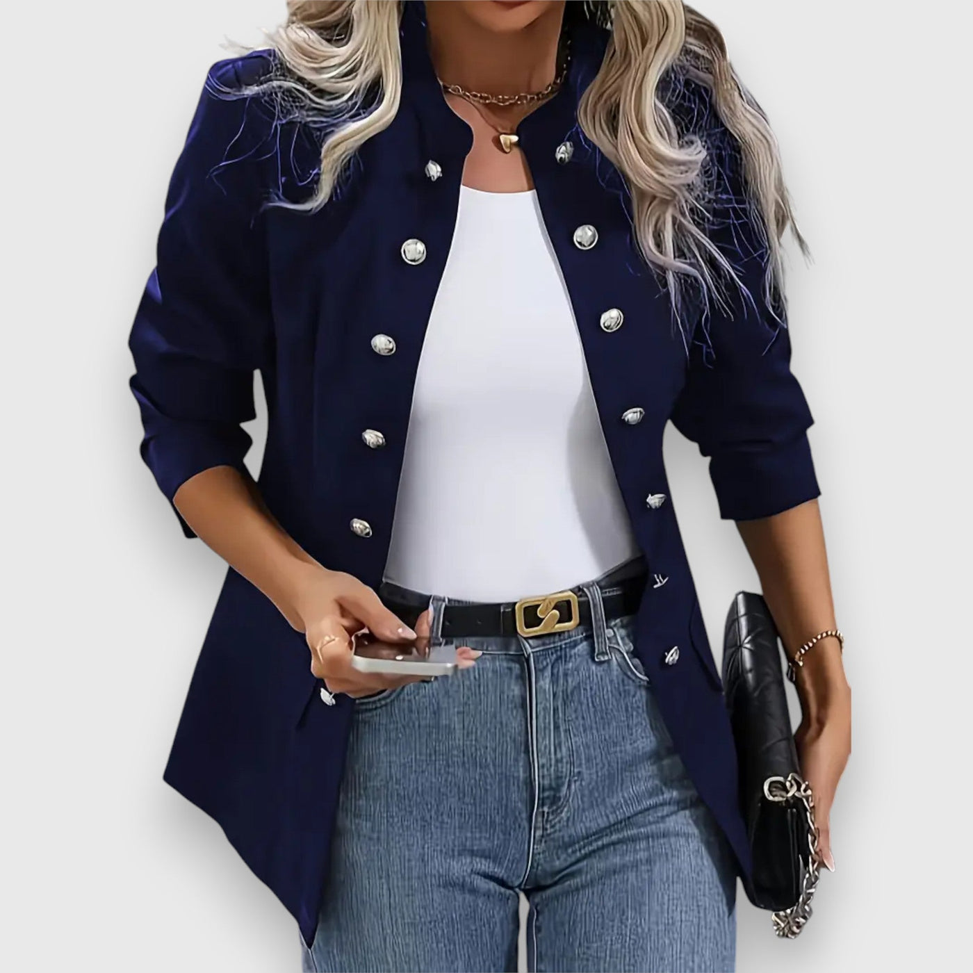 Piala – Blazer with Classic Buttons