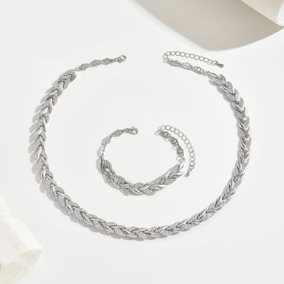 Olivia - Elegant Glass Fish Tail Set with Rhinestones