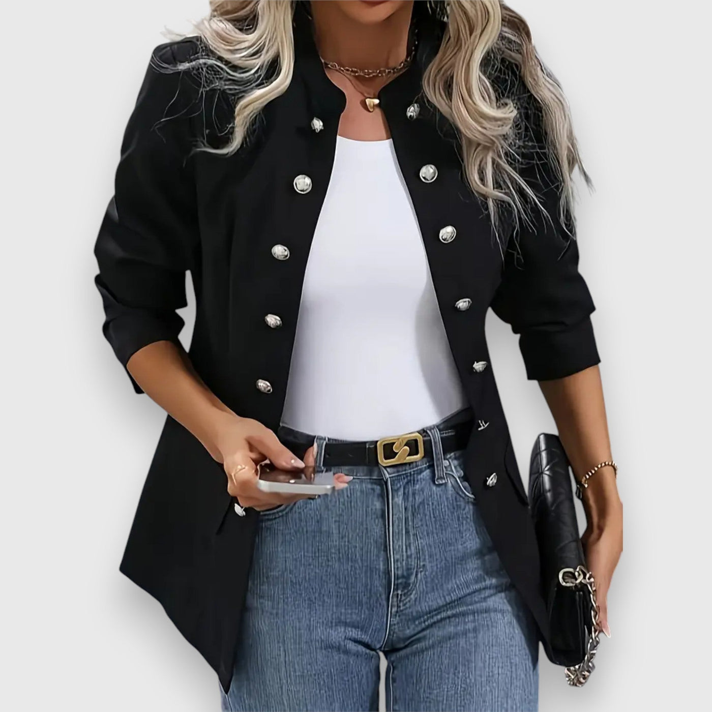 Piala – Blazer with Classic Buttons