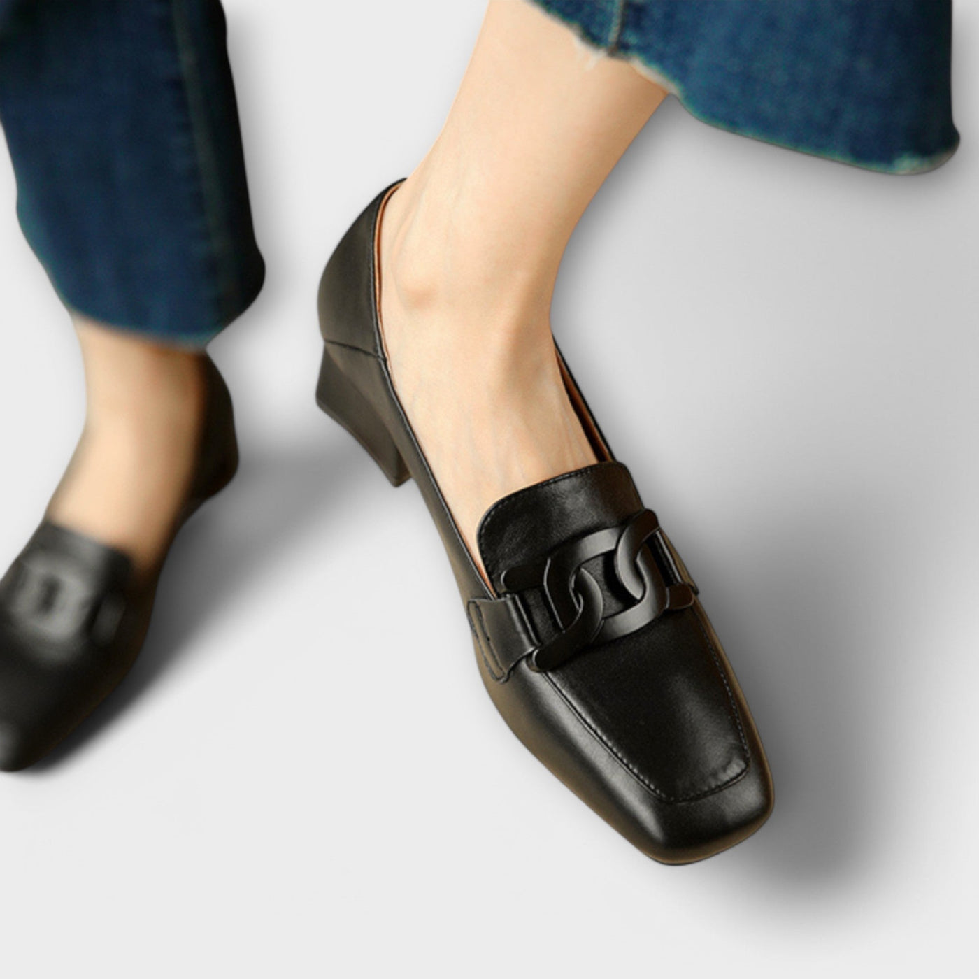 Monika™ | Elegant loafers with heel