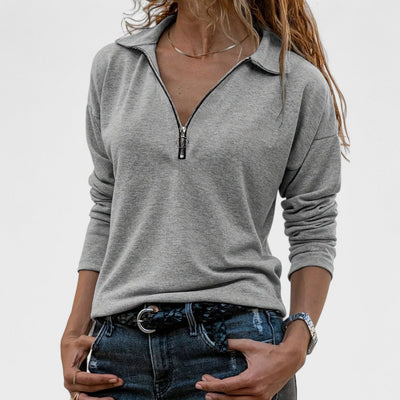 Madonna - Elegant Long-Sleeve Blouse