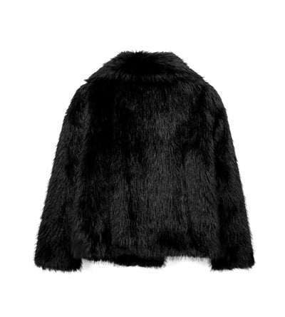 FIORA - Puffer Jacket with Faux Fur Effect