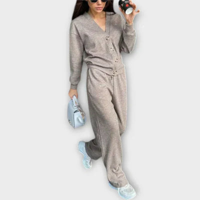 Long Sleeve Blouse and Trousers