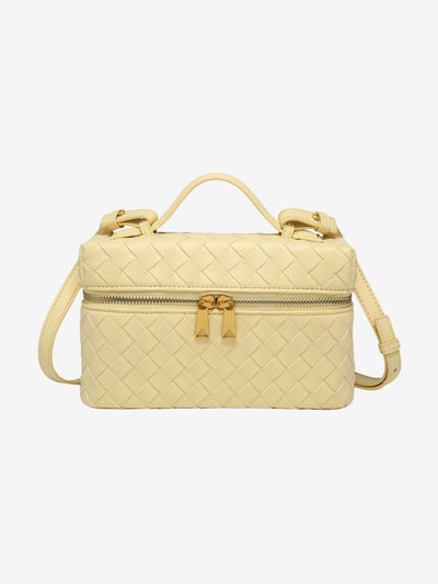 Juliette | Woven Structured Glossy Bag