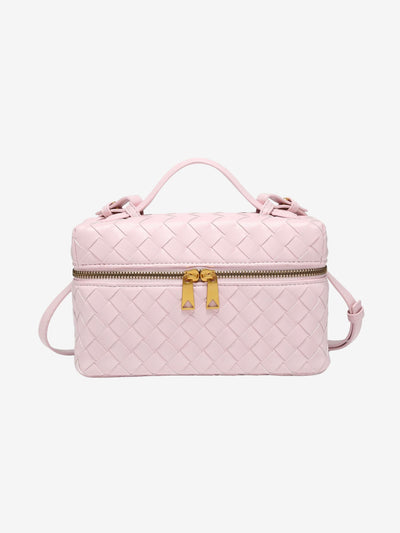 Juliette | Woven Structured Glossy Bag