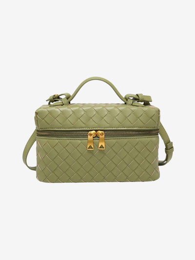 Juliette | Woven Structured Glossy Bag
