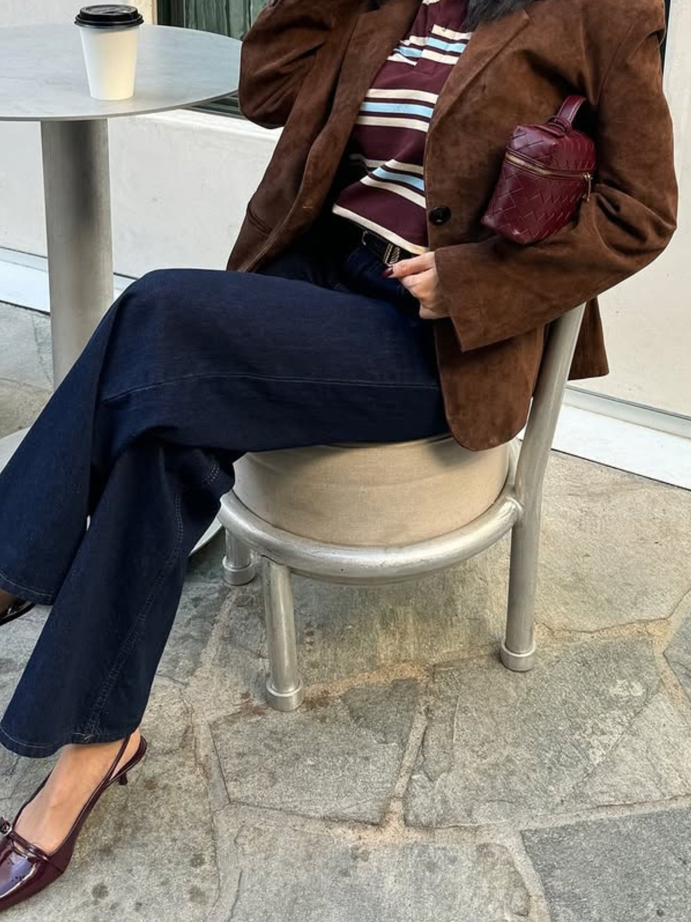 Juliette | Woven Structured Glossy Bag