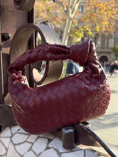 Sienna | Small Bag with Woven Handle