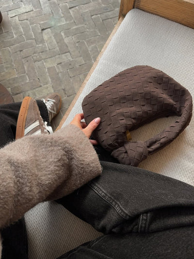 Renee | Mini Bag in Soft Woven Suede