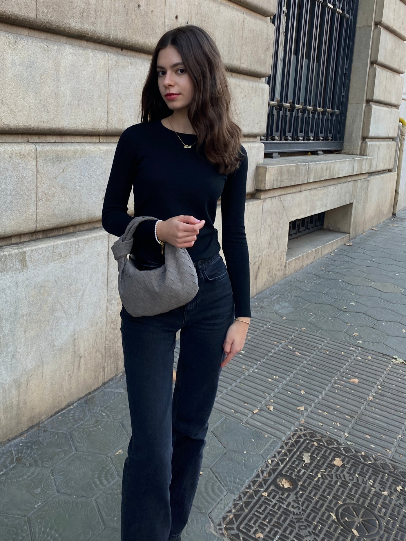 Renee | Mini Bag in Soft Woven Suede