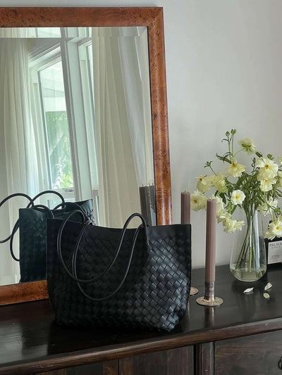Lila | Woven Tote Bag for Day Use