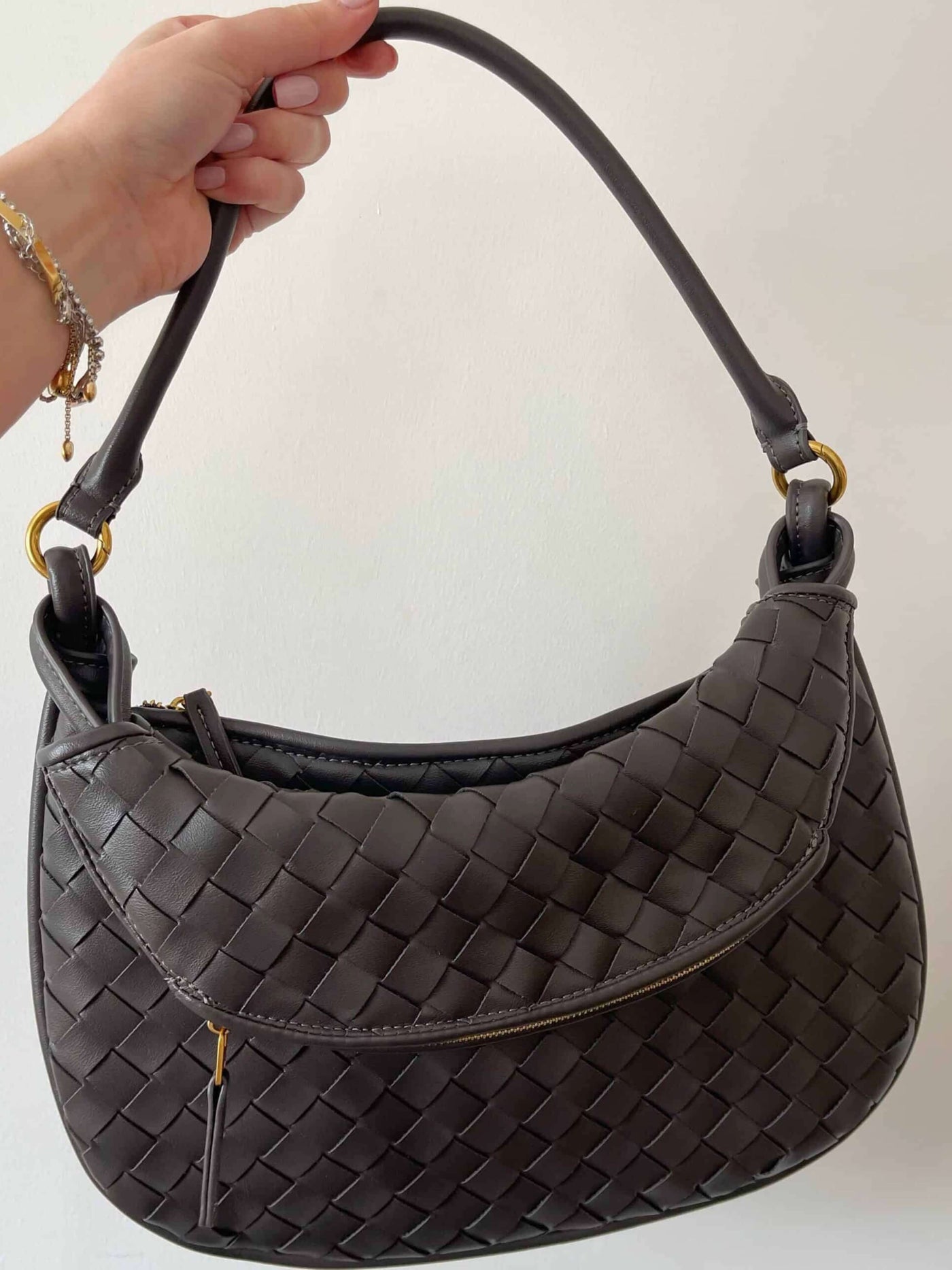 Sarah | Convertible Woven Shoulder Bag