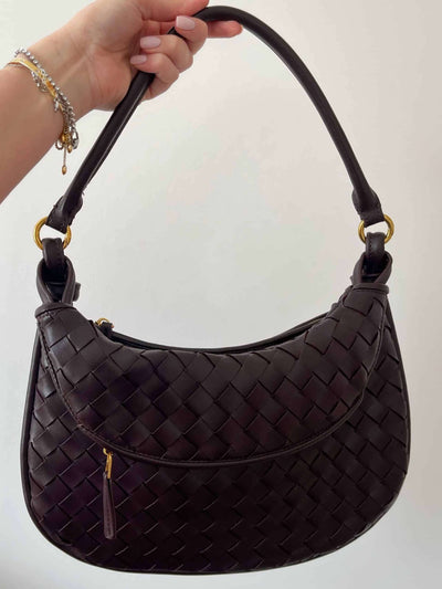 Sarah | Convertible Woven Shoulder Bag
