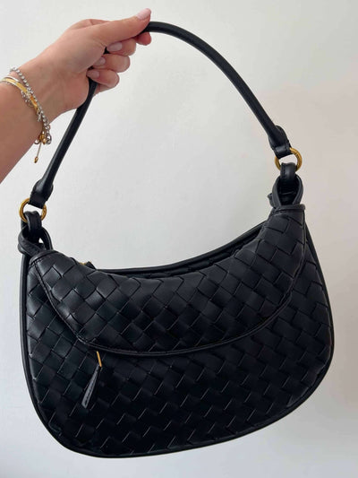Sarah | Convertible Woven Shoulder Bag