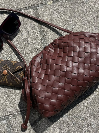 Heleina | Elegant Woven Crossbody Bag