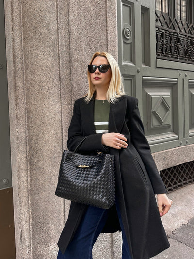Vivienne | Woven Oversized Classic Bag