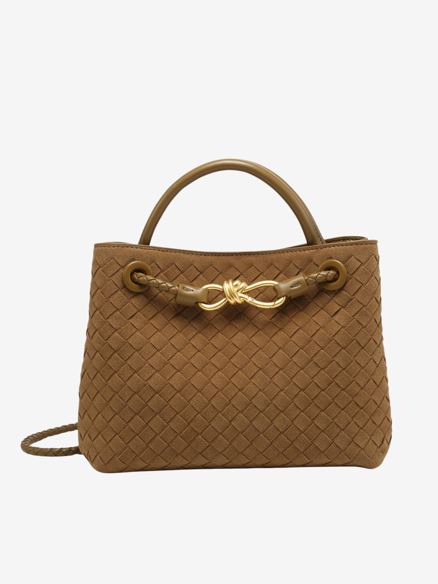 Malia | Compact Textured Woven Crossbody Bag