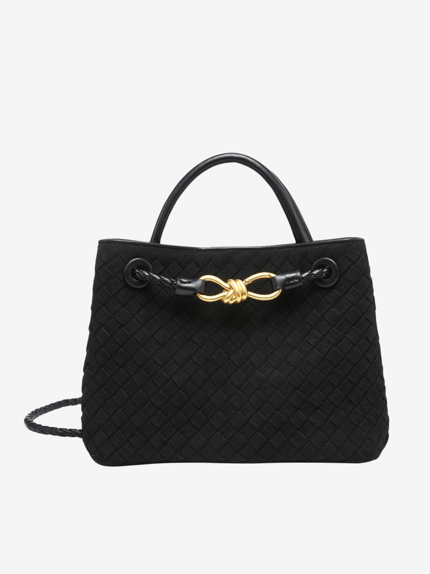 Malia | Compact Textured Woven Crossbody Bag