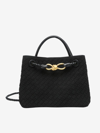 Malia | Compact Textured Woven Crossbody Bag