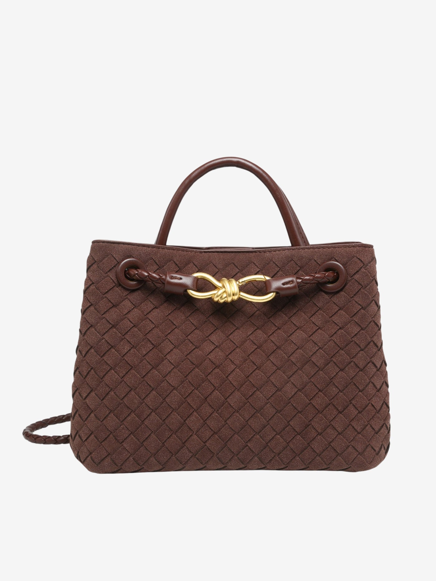 Malia | Compact Textured Woven Crossbody Bag