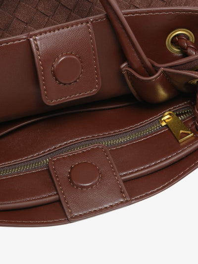 Malia | Compact Textured Woven Crossbody Bag
