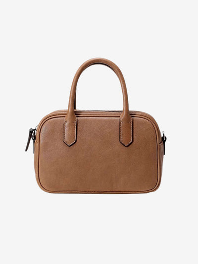 Eliza | Square Bag with Glossy Zip