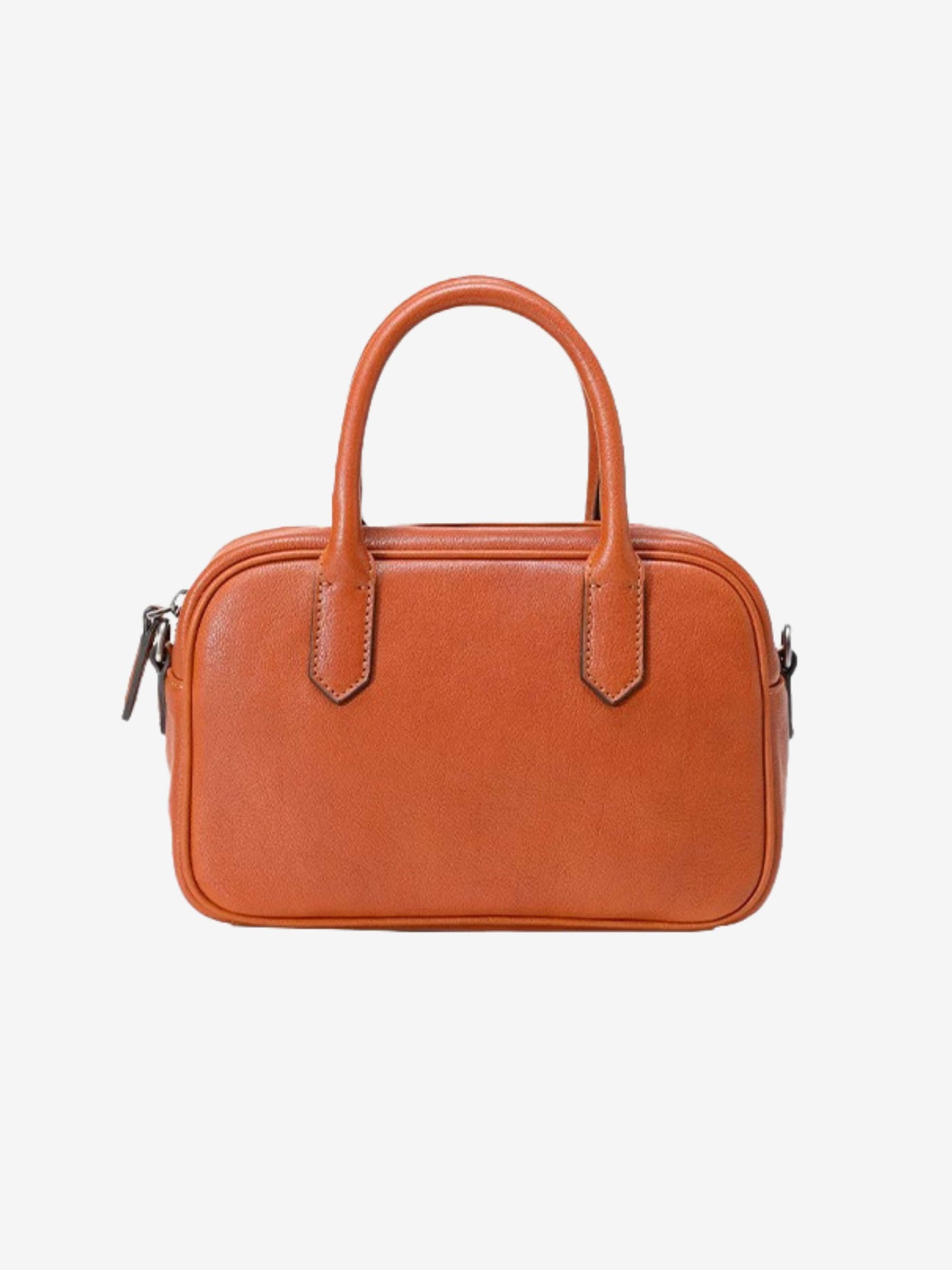 Eliza | Square Bag with Glossy Zip