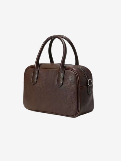 Eliza | Square Bag with Glossy Zip