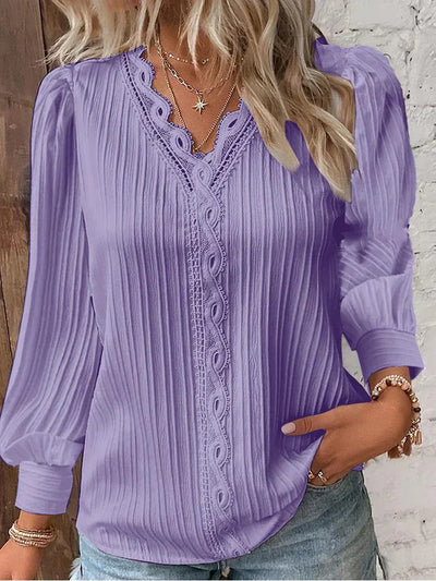 Alison – Striped Sweater with Collar