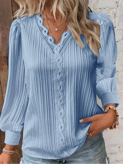 Alison – Striped Sweater with Collar