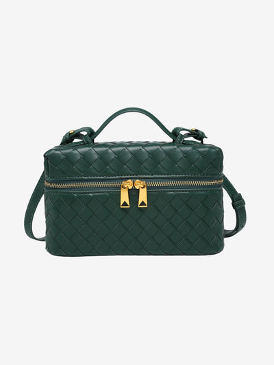 Juliette | Woven Structured Glossy Bag
