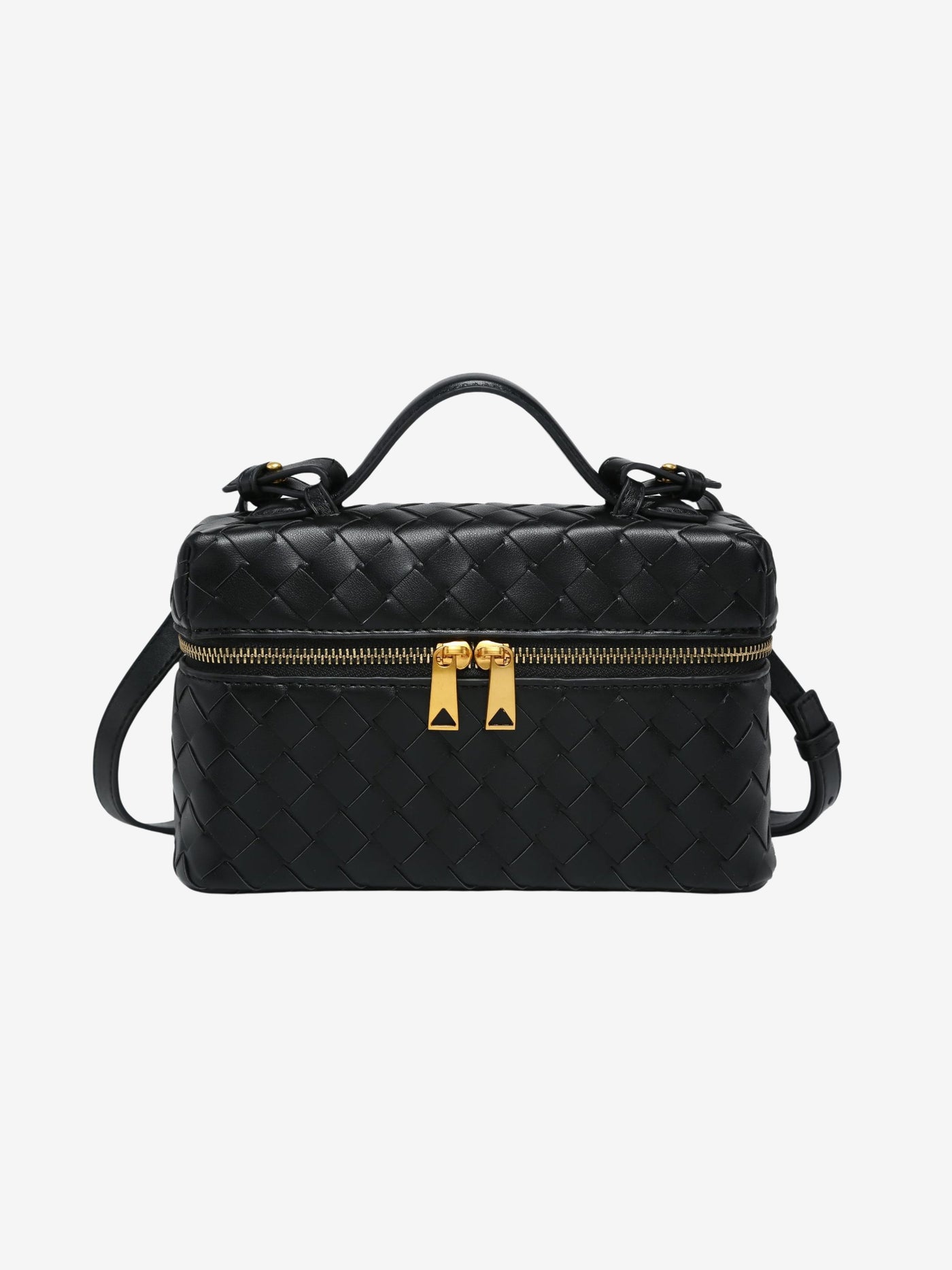 Juliette | Woven Structured Glossy Bag