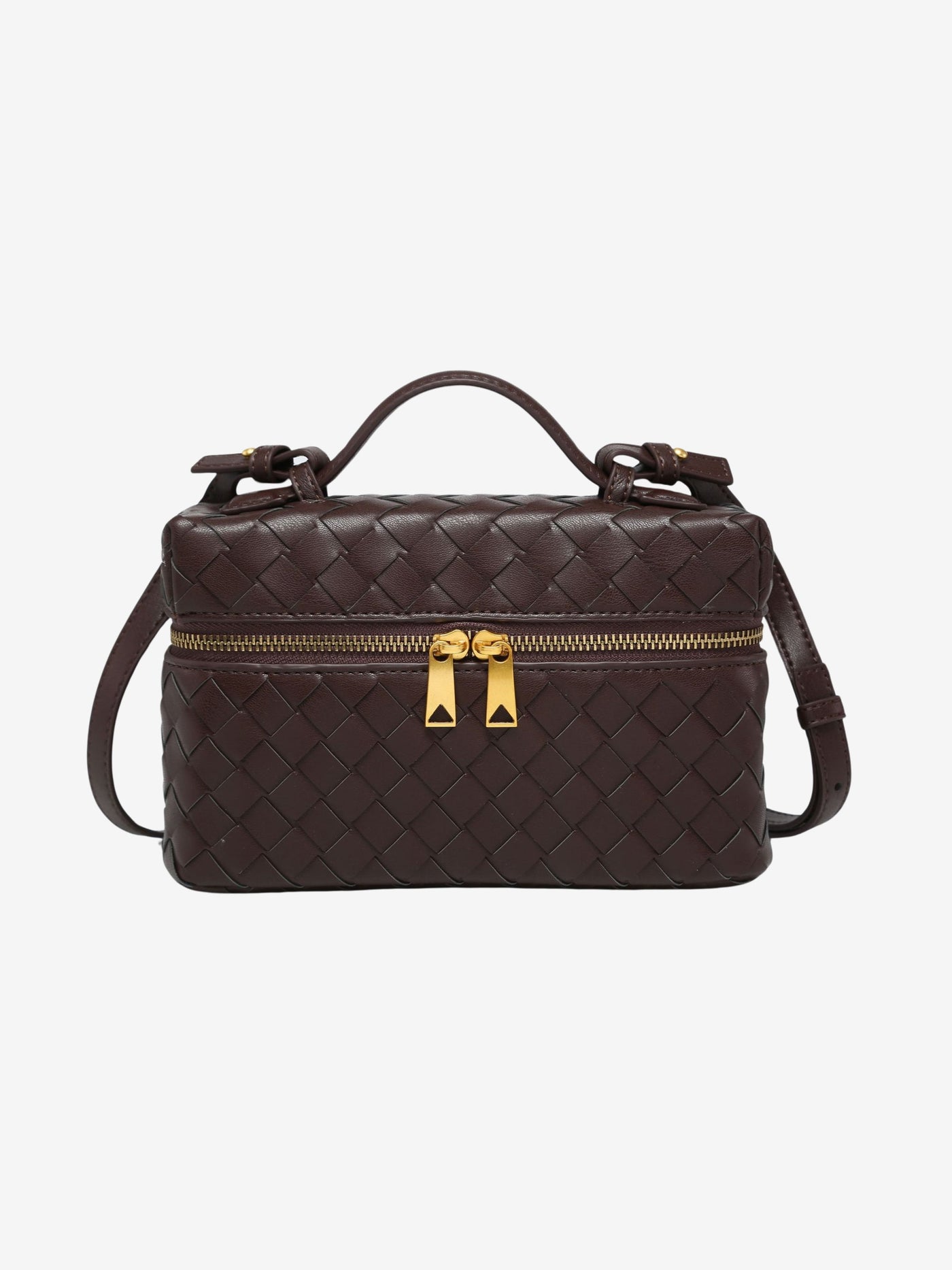 Juliette | Woven Structured Glossy Bag